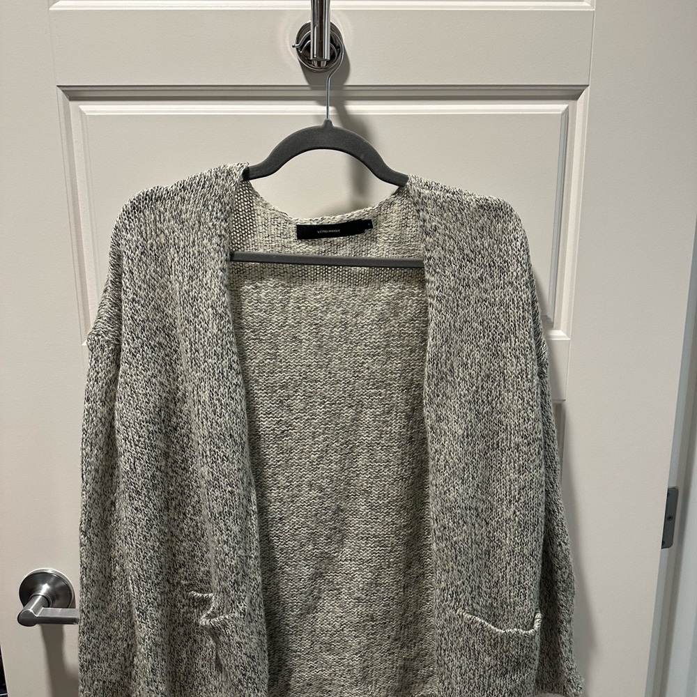 Veto Moda women’s knit cardigan, size S, heaths red grey